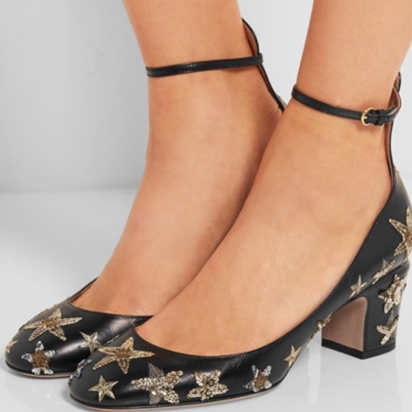 Valentino Tango Limited edition star ankle strap black Shoes size 39 - Picture 1 of 15